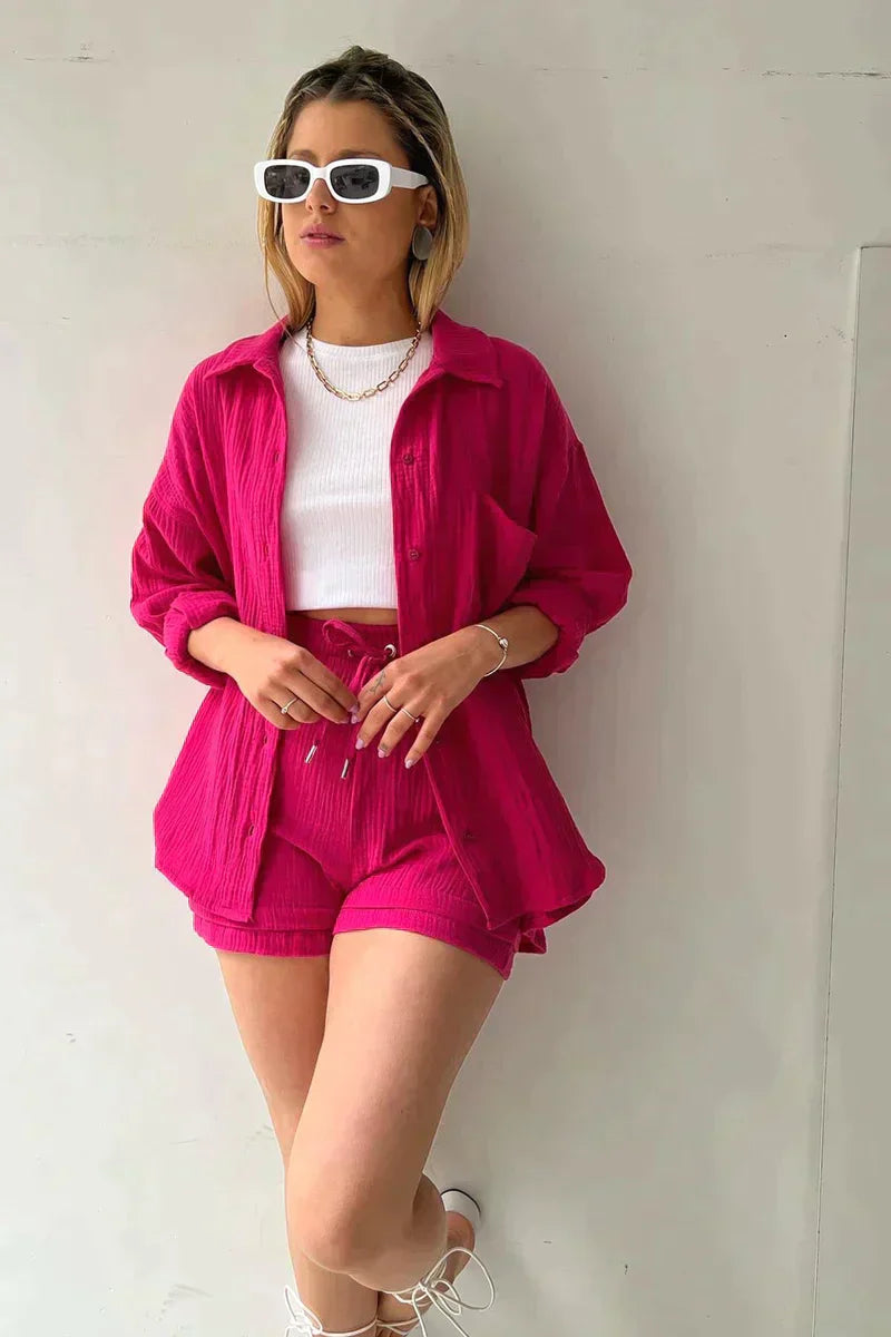 Montrel ™ - Ensemble Suzanne 2 Pièces Décontracté & Confortable