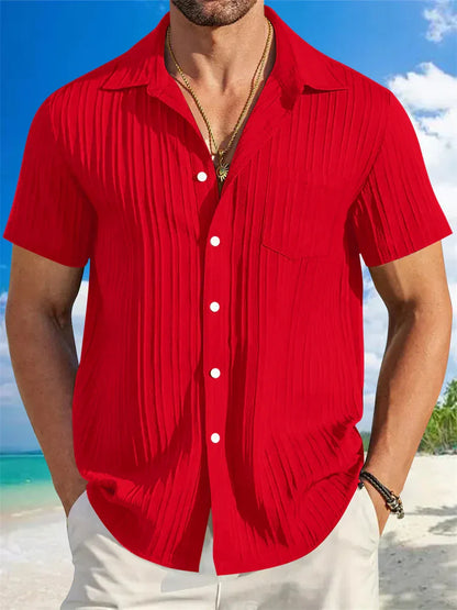 CAMISA DE LINO PARA PLAYA HOMBRE SILAMODA™