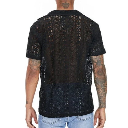 CAMISA DE ENCAJE HOMBRE VERANO SILAMODA™